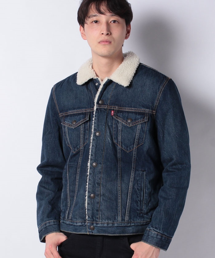 levis trucker sherpa