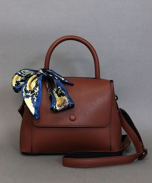 3way スカーフ付き大きめフラップショルダーバッグ ニノン Ninon Magaseek