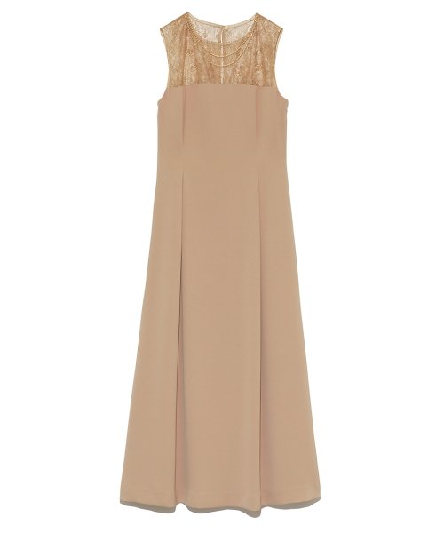 セール L B Candy Stock レース切替ロングドレス リリー ブラウン Lily Brown Magaseek