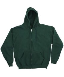 BACKYARD FAMILY(バックヤードファミリー)/Fruit of the Loom 82230 12oz Full Zip Hood/グリーン