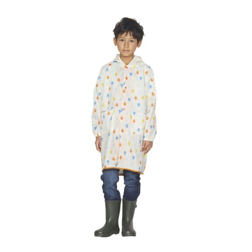 BACKYARD FAMILY(バックヤードファミリー)/ワールドパーティー W.P.C KIDS PONCHO WKR子供用レインポンチョ/オフホワイト