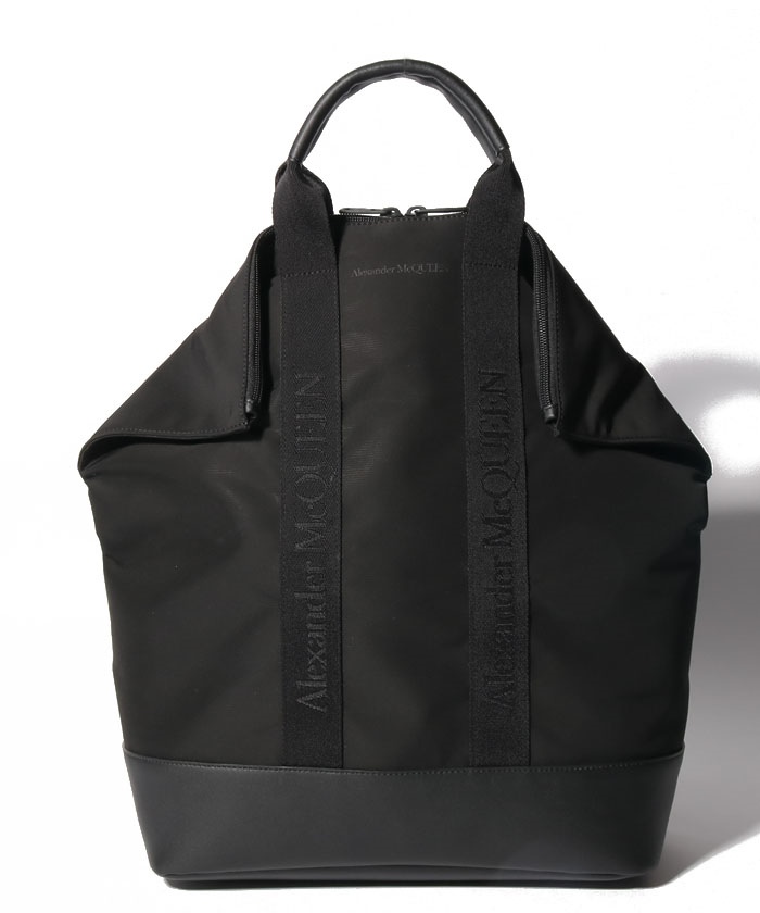 【新品未使用】 ALEXANDER McQUEEN アレキサンダー マックイーン DEMANTA TOTE デマンタトート バッグ 6831131AAE7 【BLACK】