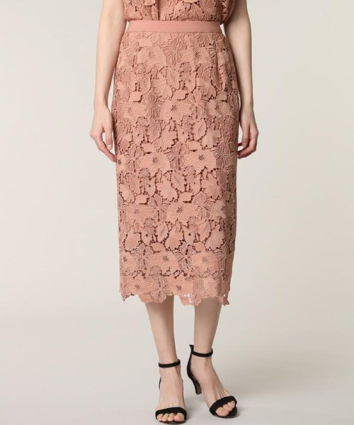 セール Maglie White ケミカルレースタイトスカート 502962987