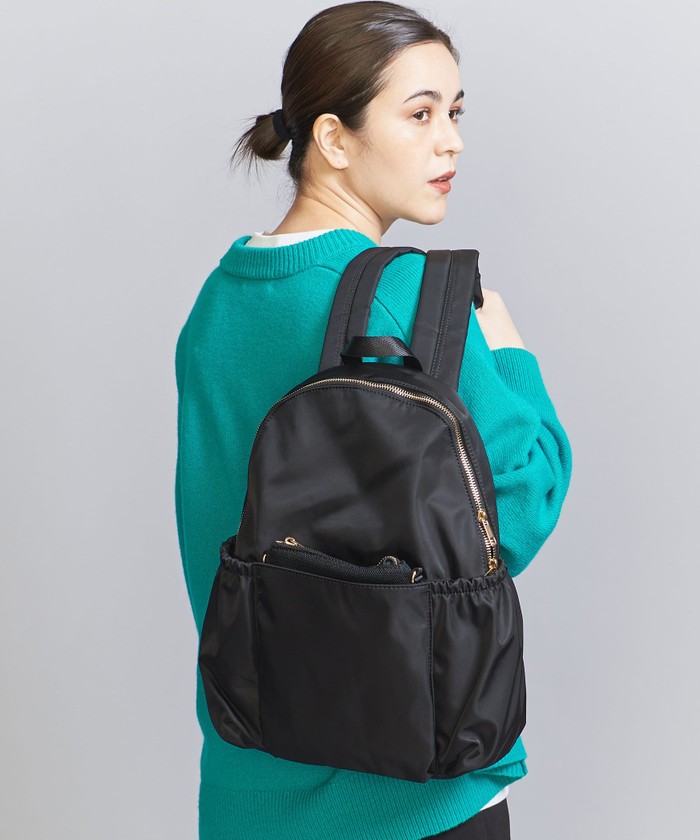 BY フロントポケットナイロンリュック -2WAY-