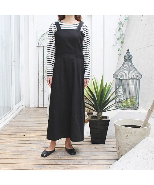 セール モードローブ Mode Robe バックプリーツジャンパースカート Magaseek