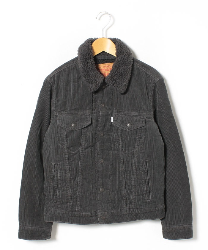 dark grey sherpa jacket