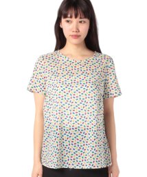 BENETTON (women)(ベネトン（レディース）)/コットン花柄半袖ブラウス・シャツ/マルチ