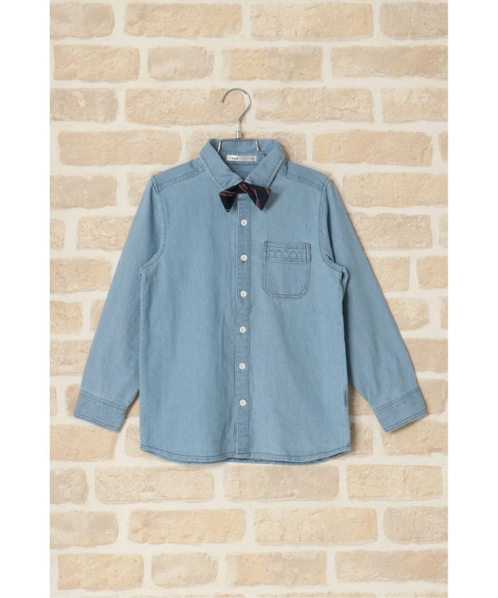 キッズ 蝶ネクタイ付きオックスシャツ 1 160cm イッカ キッズ Ikka Kids Magaseek