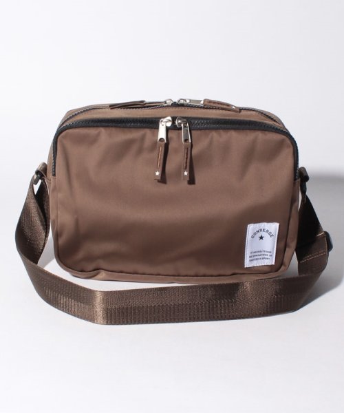 CONVERSE(コンバース)/sporty mini shoulder bag/ブラウン