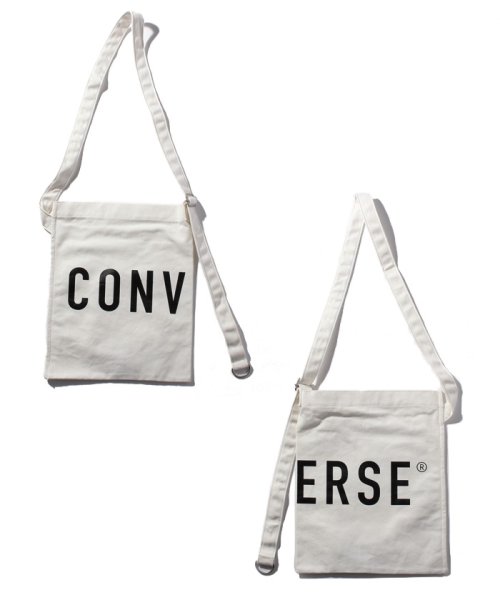 CONVERSE(コンバース)/ROUNDLOGO SHOULDER BAG/ﾎﾜｲﾄ