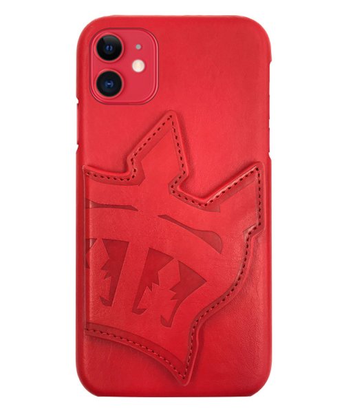 Rodeo Crowns(ロデオクラウンズ)/iPhone11 ケース ロデオクラウンズ RODEOCROWNS 背面ケース ビッグクラウンミラー レッド iphone11 ケース iphonexr ケース/レッド