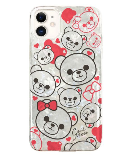 Iphoneケース スマホケース Iphone11 セシルマクビー Cecilmcbee ソフトシェルケース ベアフェイス White Iphonexr エムファクトリー Mーfactory Magaseek