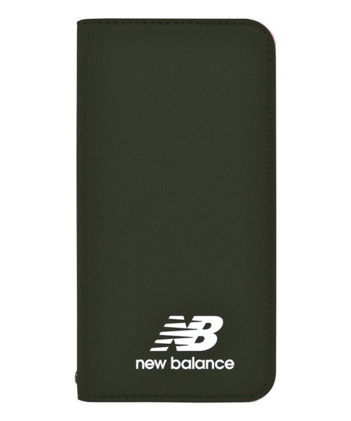 new balance(ニューバランス)/iphone ケース iPhoneXS/X ニューバランス New Balance シンプル手帳ケース カーキ iphonexs アイフォン/カーキ