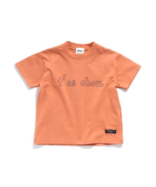 BREEZE(ブリーズ)/NET別注 グラフィックATシャツ/オレンジ