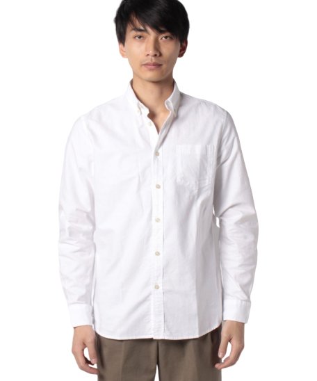 BENETTON (mens)(ベネトン（メンズ）)/オックスフォードシャツ/ホワイト