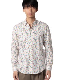 BENETTON (mens)(ベネトン（メンズ）)/総柄プリントシャツ/レインボー