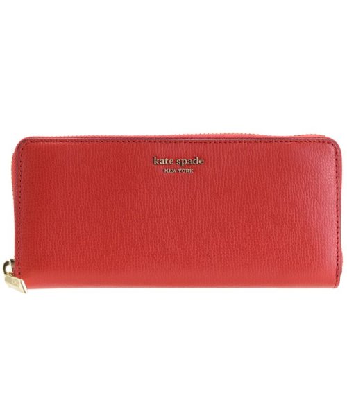 kate spade new york(ケイトスペードニューヨーク)/ケイトスペード KATE SPADE 財布 長財布 ラウンドファスナー pwru7774/レッド