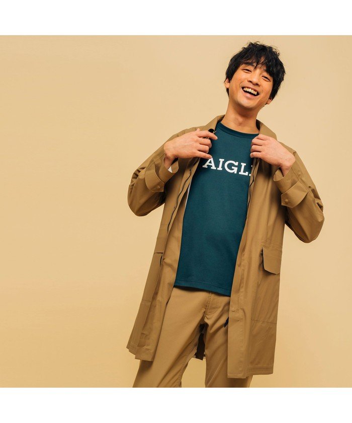 30%OFF！＜マガシーク＞ エーグル 透湿防水 ブリアン ライディングコート メンズ ダークベージュ XL AIGLE】 セール開催中】