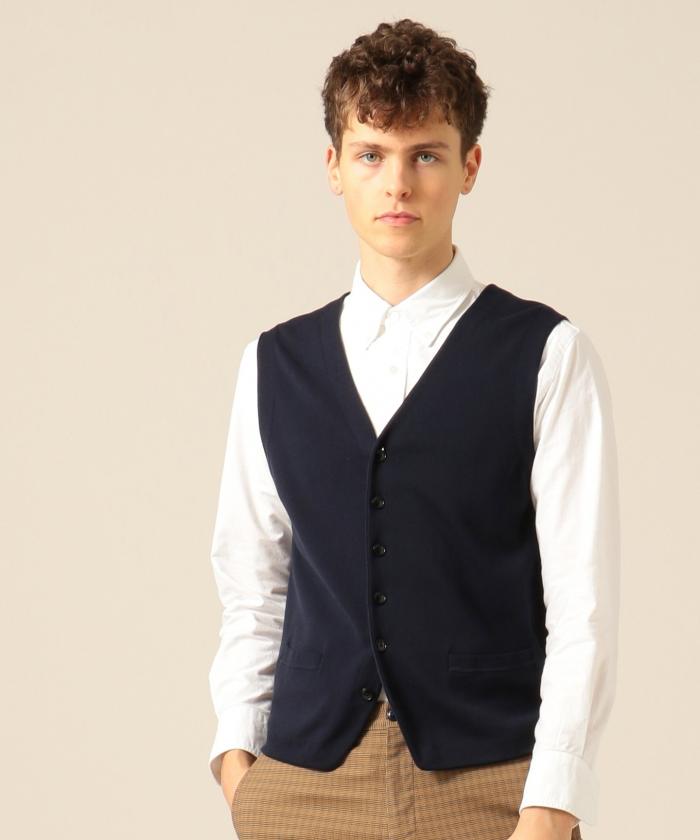 HOUSTON GASS】総針ニットベスト(502977437)｜HANKYU MEN'S / 阪急メンズ