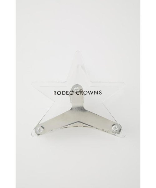 RODEO CROWNS WIDE BOWL(ロデオクラウンズワイドボウル)/Acrylic starバンスクリップ/CLR
