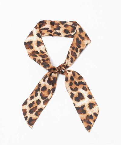 ●M/ハンドルスカーフBROWN