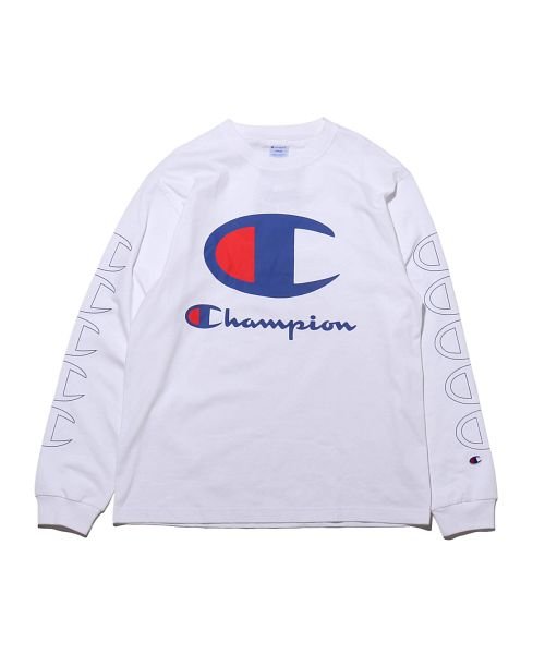 CHAMPION(チャンピオン)/チャンピオン アトモスラボ ロングスリーブティーシャツ/ホワイト