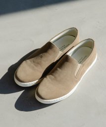 green label relaxing(グリーンレーベルリラクシング)/SC GLR スリッポン スニーカー V2/BEIGE