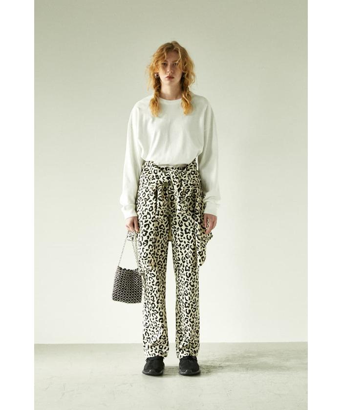 LEOPARD WIDE パンツ(502983543) | マウジー(moussy) - MAGASEEK