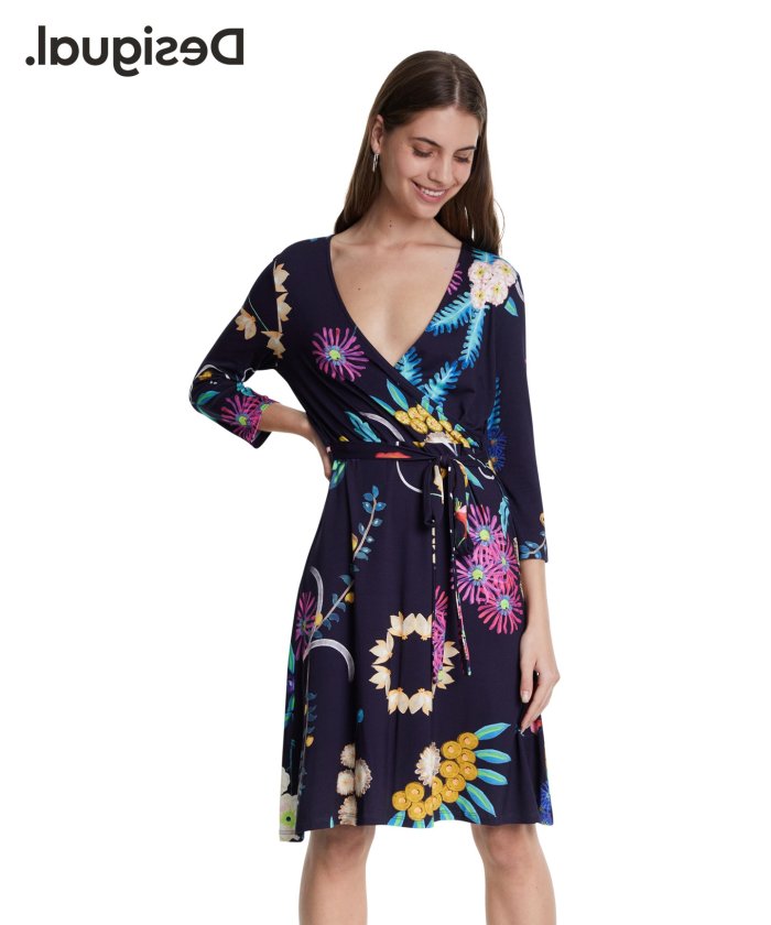 セール ワンピース長袖 Tropic India デシグアル Desigual Magaseek