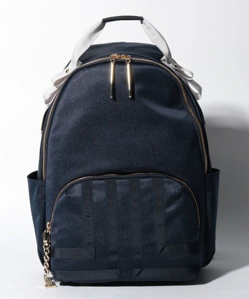 LANVIN en Bleu(BAG)(ランバンオンブルー（バッグ）)/エコール リュックサックL/ネイビー