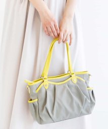 MK MICHEL KLEIN BAG(エムケーミッシェルクランバッグ)/【2WAY/撥水】ナイロントートバッグ/イエロー