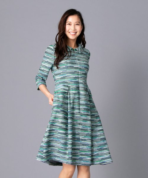 フロントジップワンピース レリアンプラスハウス Leilian Plus House Magaseek