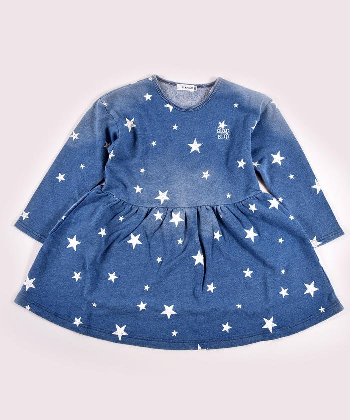 セール デニムニット星柄ワンピース スラップスリップ Slap Slip Magaseek