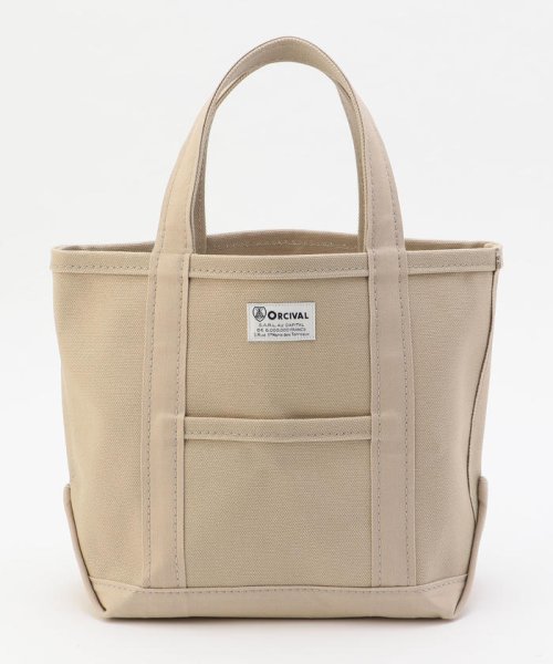 NOLLEY’S(ノーリーズ)/【ORCIVAL/オーシバル】TOTE BAG S/ベージュ