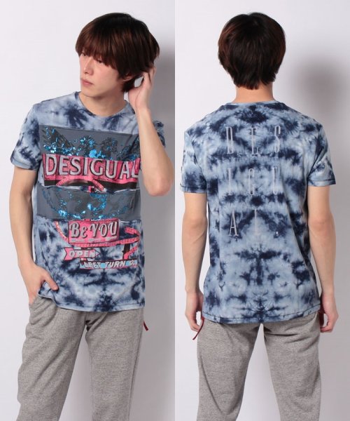 Desigual(デシグアル)/Tシャツ半袖 JUDE/ブラック系