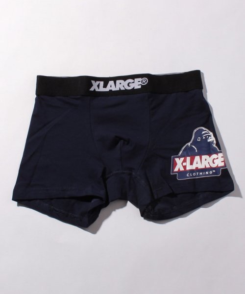 XLARGE(エクストララージ)/メンズ ボクサーパンツ ワンポイント/ネイビー