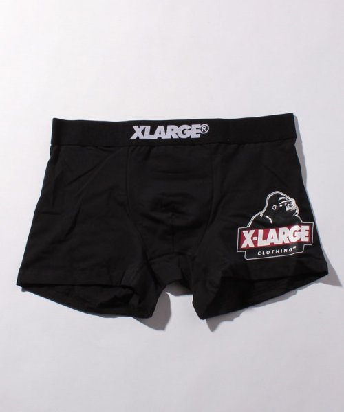 XLARGE(エクストララージ)/メンズ ボクサーパンツ ワンポイント/ブラック