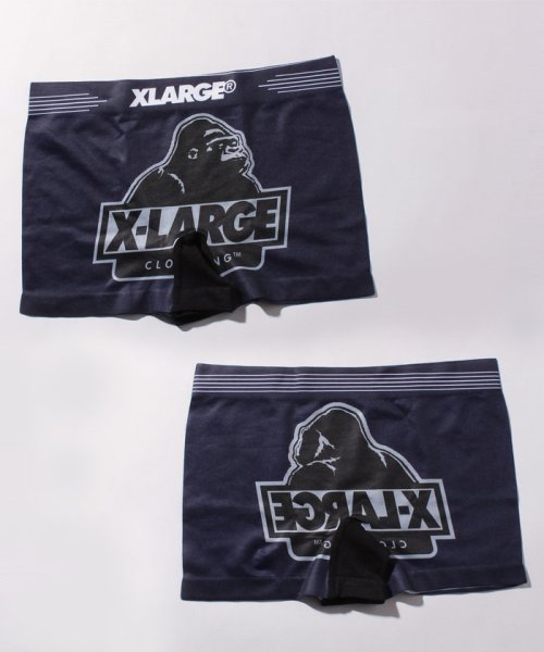 XLARGE(エクストララージ)/メンズ ボクサーパンツ 成型F/Bゴリラ/ネイビー