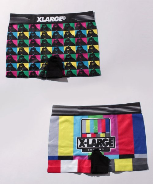 XLARGE(エクストララージ)/メンズ ボクサーパンツ 成型テレビジョン/イエロー