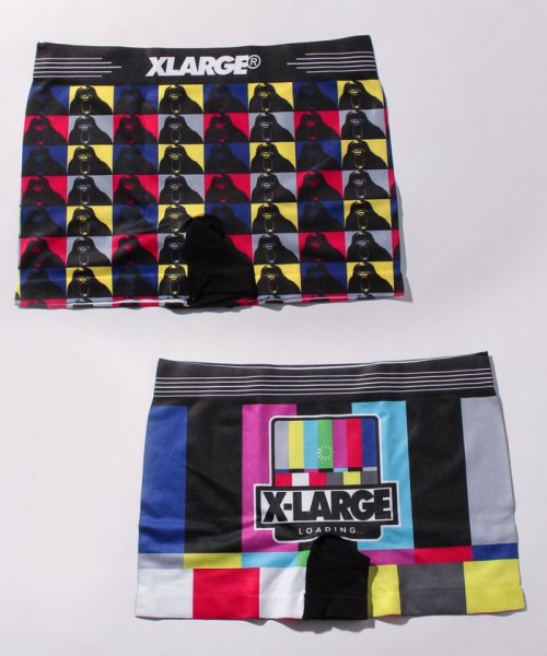 XLARGE(エクストララージ)/メンズ ボクサーパンツ 成型テレビジョン/ブラック