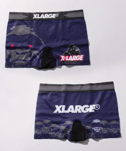 XLARGE(エクストララージ)/メンズ ボクサーパンツ 成型レッドアイ/ブルー
