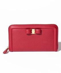 FERRAGAMO(フェラガモ)/【FERRAGAMO】ラウンドファスナー財布/レッド