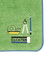 GLOSTER(GLOSTER)/ホビー刺しゅうタオルハンカチ/イエローグリーン