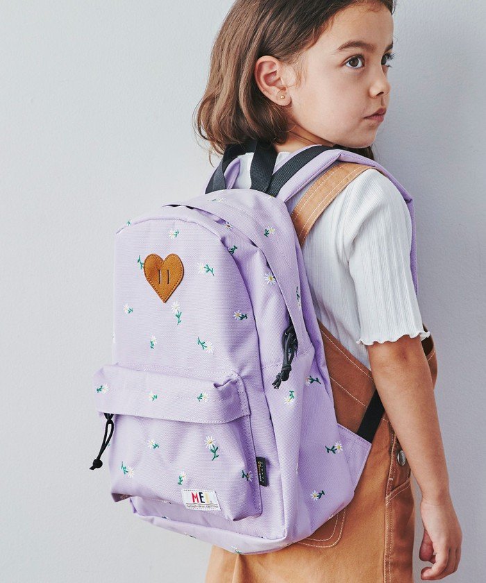 別注 Mei メイ デイパック Mサイズ ライラック 花柄 グリーンレーベルリラクシング キッズ Green Label Relaxing Kids Magaseek