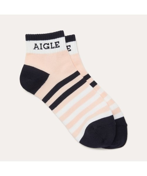 AIGLE(エーグル)/ジョショナ ショートソックス/ピンク