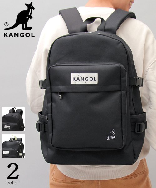 AMS SELECT(エーエムエスセレクト)/【KANGOL/カンゴール】ファンクショナルバックパック(中)/リュックサック/ブラック