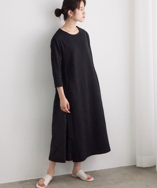 セール 異素材切り替えカットソーワンピース ビス Vis Magaseek