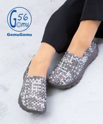 Gomu56(ゴムゴム)/Gomu56/軽量メッシュスニーカー/シルバーミックス