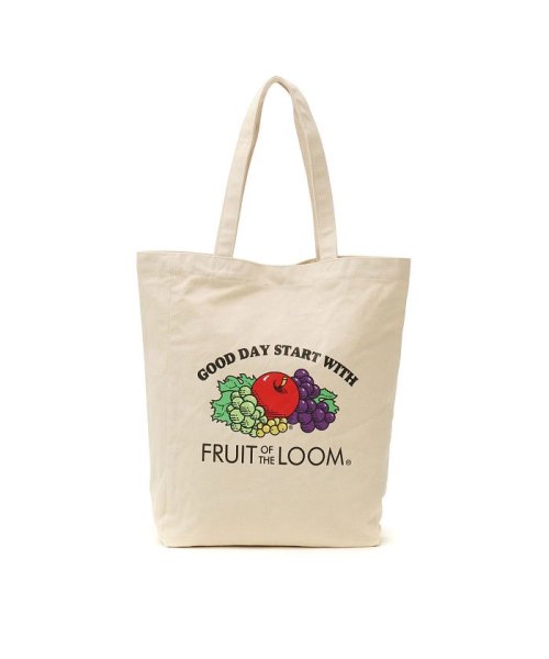 FRUIT OF THE LOOM(フルーツオブザルーム)/フルーツオブザルーム バッグ FRUIT OF THE LOOM トートバッグ キャンバス B4 A4 BASIC BAG 14559300/オフホワイト