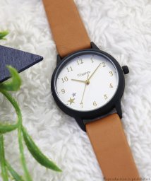 nattito(ナティート)/【メーカー直営店】腕時計 レディース 革ベルト シンプル 星柄 ホシソン FSC154/ブラウン